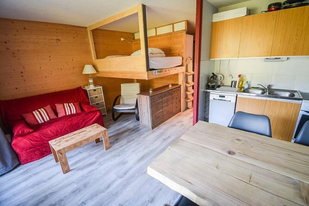 Le Relai S31: Ski-Side Studio with Mountain Views Saint-Jean-d'Aulps Exterior photo