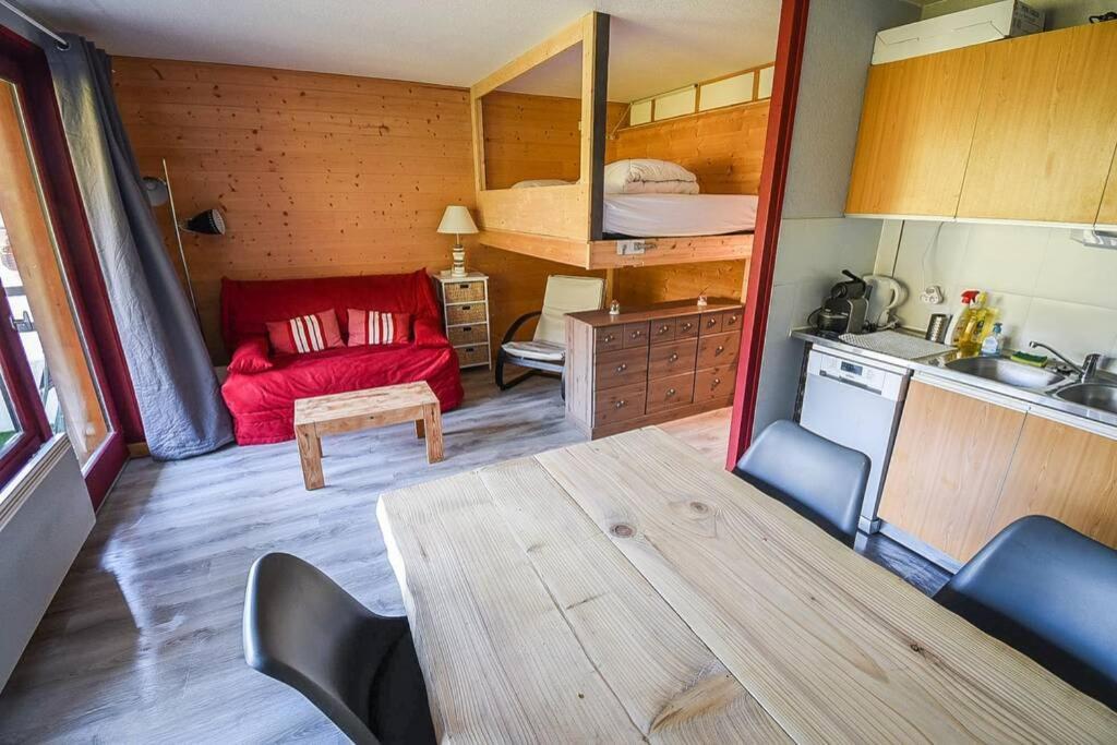Le Relai S31: Ski-Side Studio with Mountain Views Saint-Jean-d'Aulps Exterior photo