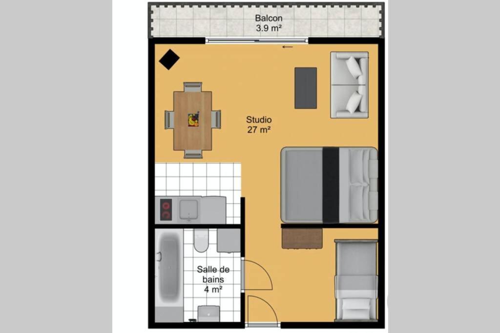 Le Relai S31: Ski-Side Studio with Mountain Views Saint-Jean-d'Aulps Exterior photo