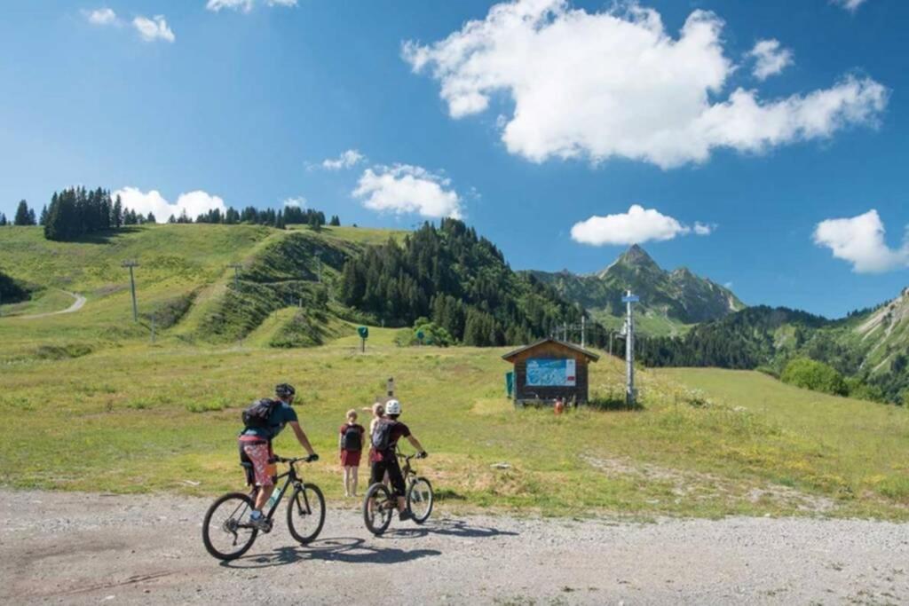 Le Relai S31: Ski-Side Studio with Mountain Views Saint-Jean-d'Aulps Exterior photo